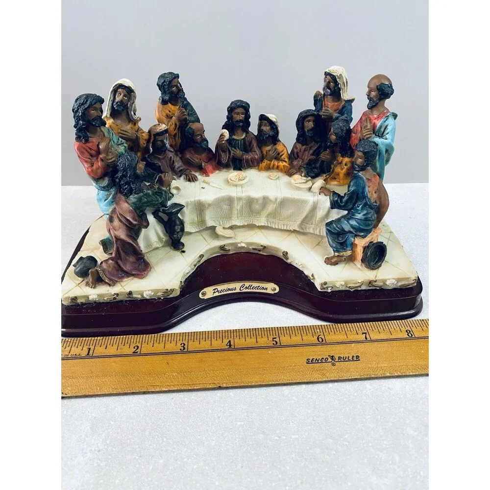 Vtg Mirella Precious Collection African American Sculpture of The Last Supper